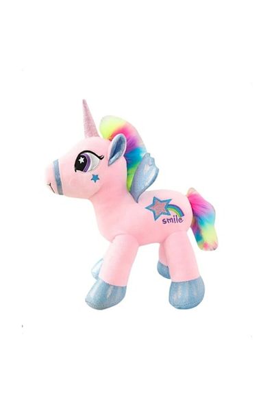 OEM Plush Toy, Unicorn, Pink, 26 cm