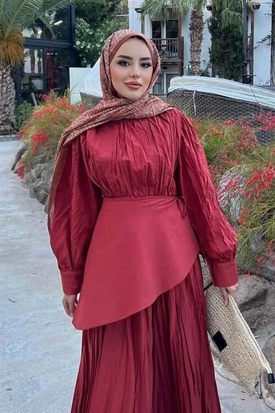nedo7 Layere Dress Coral