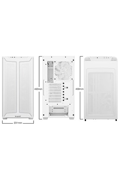 Be Quiet! Be quiet! Pure Base 501 DX, Tempered Glass White