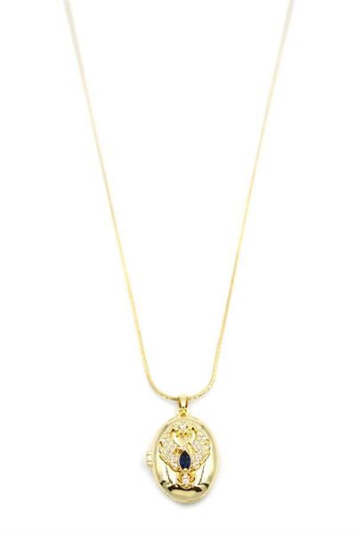 MBB ETİCARET Colored Stone Alya Necklace - Blue