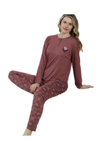 bipamuk Luna Premium Cotton Women's Pajamas Set Stylish Comfortable and Breathable Fabric M/Xxl