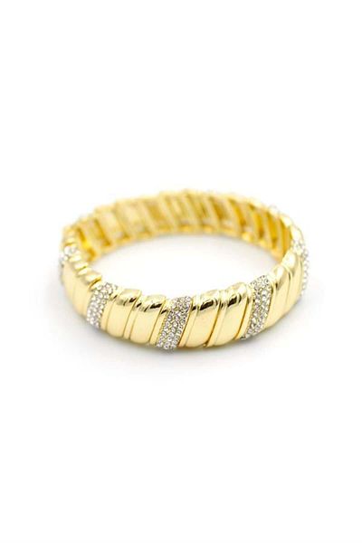 MBB ETİCARET Jewelled Bracelet - Gold