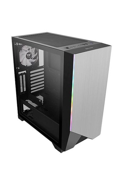 THERMALTAKE H550 TG ARGB Case, Middle Tower, ATX, No PSU, Silver