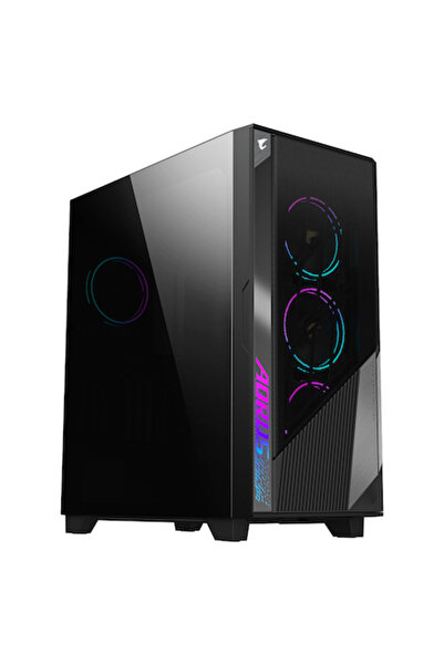 Gigabyte Компютърна кутия Aorus C500 Glass Mid Tower Черен