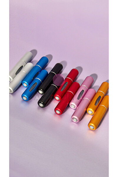 Afthonia Parfüm Şişesinden Doldurulabilir Çanta İçi Mat Mini Cep Parfüm Şişes...