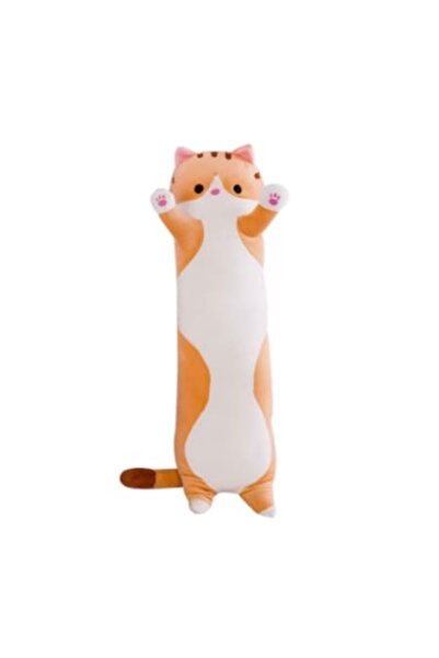 OEM Figurină de pernă lungă în formă de pisică, lavabilă, umplutură hipoalerg...