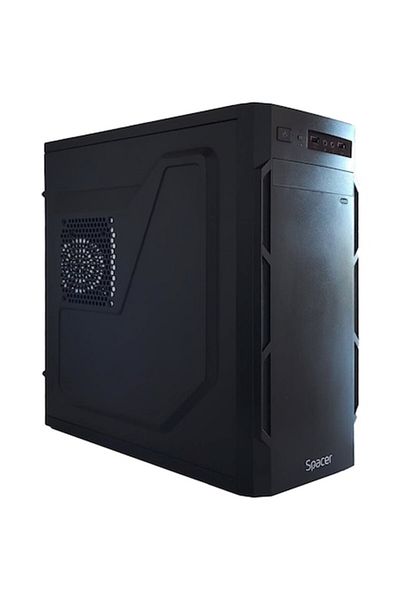 Spacer Carcasa Krypton, Middle Tower, ATX, fara sursa, black