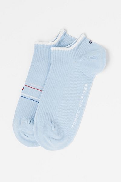 Tommy Hilfiger , Set de sosete pana la glezna - 2 perechi, Albastru lavanda, 39-42