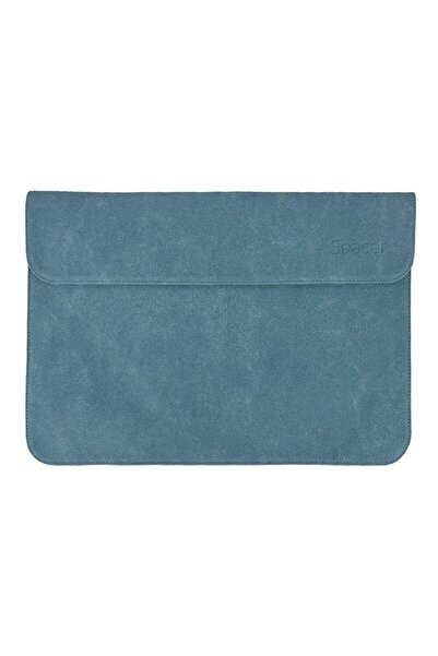 Spacer slim notebook case for max 15.6”, 1 compartment, synthetic leather, blue