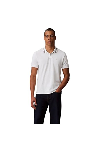 Calvin Klein Men's White Polo Shirts