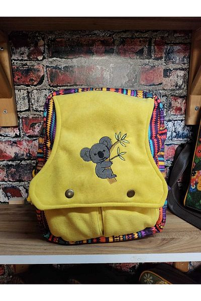Street Bag Embroidered Koala Backpack