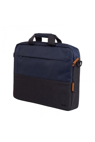 Trust Geantă pentru laptop, Trust, poliester, 16 inch, albastru/negru