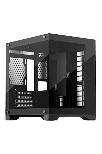 1ST PLAYER 1stPLAYER Gaming MV5-TP Case, Cube-Tower, Micro-ATX, Black
