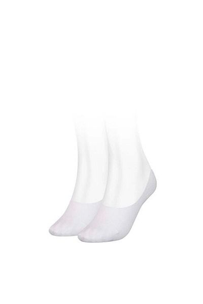 Tommy Hilfiger , Unisex Very Short Socks, 2 Pairs, Ivory White, Size 35-38