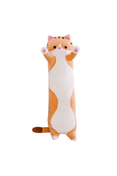 OEM Long Plush Cat, Cotton/Polyester, 75 cm, Brown