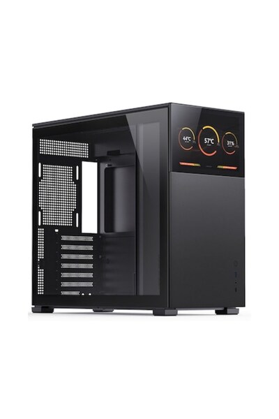 jonsbo Carcasa D41 Screen TG, mATX, Negru