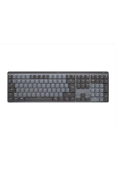 logitech Tastatură mecanică wireless MX Performance, iluminată, silențioasă, USB, BT, US INT, neagră