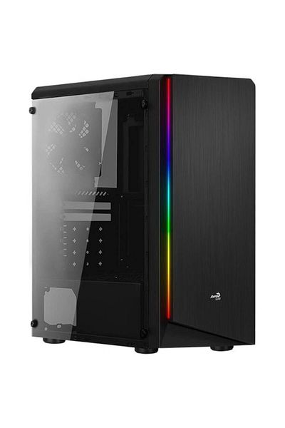 AEROCOOL Rift Case, Mid-Tower, without power supply, ATX, Black