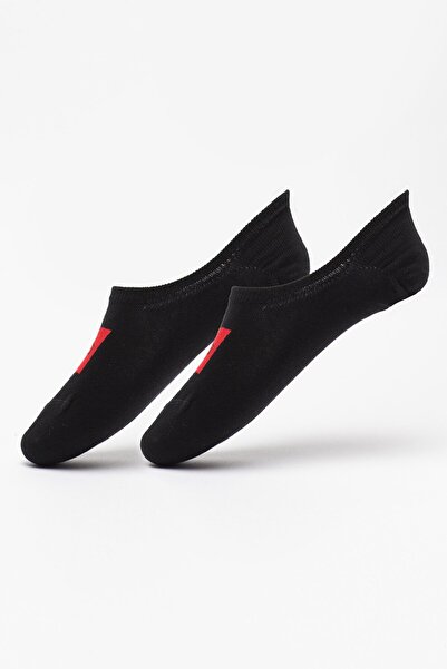 HUGO , Set of very short socks with logo - 2 pairs, Black, Size 36-42