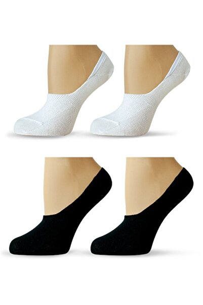 Agiva Set 2 Pairs Women's Socks, Agiva, Cotton, White/Black, EU Size 35-38