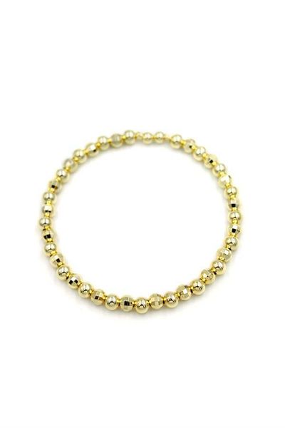 MBB ETİCARET Beaded Dorika Bracelet - Gold