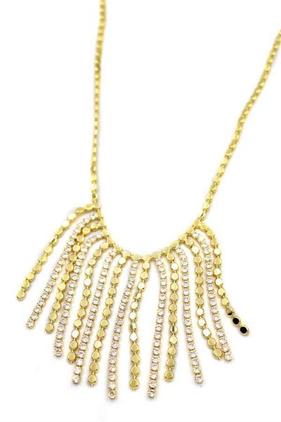 MBB ETİCARET Smashing chain dangle necklace - gold