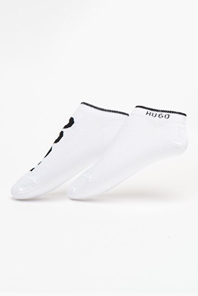 HUGO , Set of ankle socks - 2 pairs, White, Black, Size 39-42