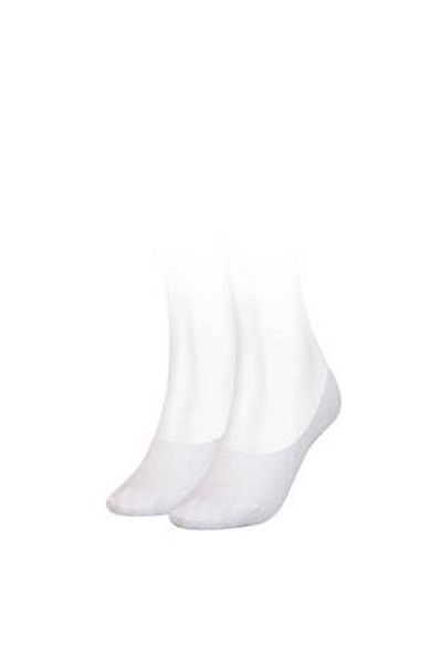 Tommy Hilfiger , Unisex Very Short Socks, 2 Pairs, Ivory White, Size 35-38