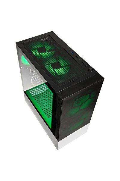 Kolink Observatory MX Mesh ARGB, Mid-Tower, Black/White