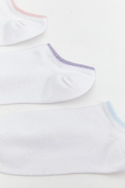 LC Waikiki - Set of ankle socks - 3 pairs, White, EU size 39-40