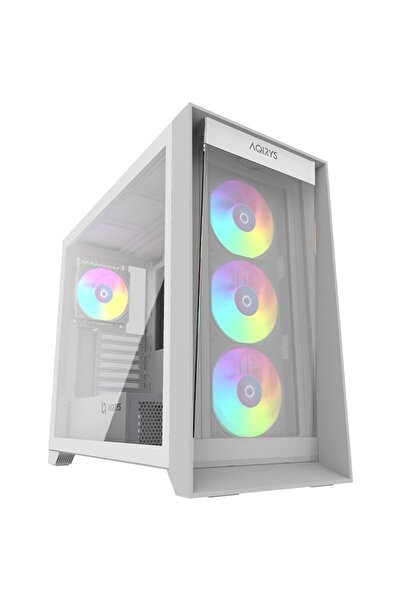 AQIRYS XO-1 ARGB Case, without power supply, White