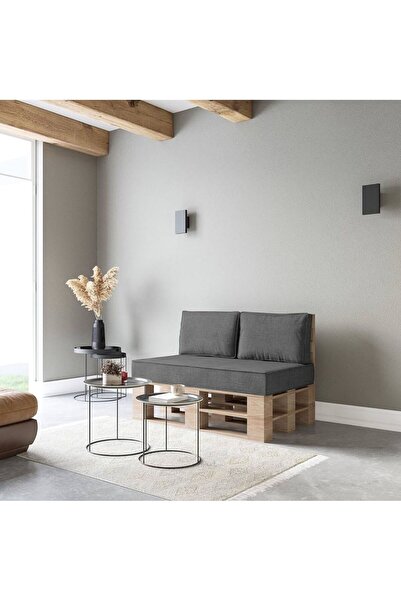 İstanbul kumaş Palet Minderi Ekstra Dolgulu Su Geçirmez Fermuarlı Kumaş Sünge...