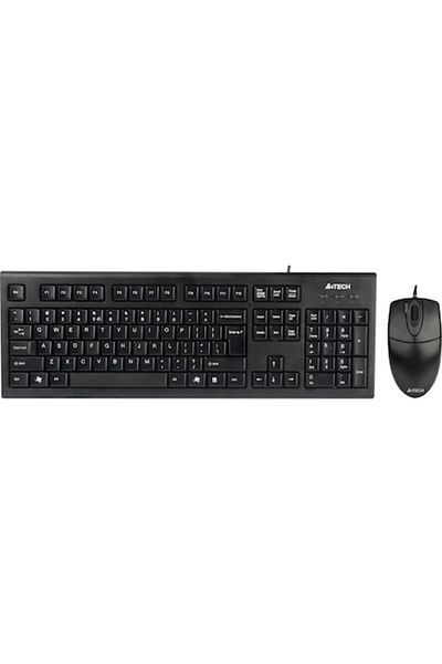 A4 Tech Kit Tastatură A4tech KR-8520D KR-85 + Mouse Optic OP-620D, Negru