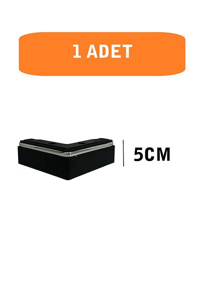 HOMDEP Sofa Armchair Tv Unit Console Upgrade L Model Plastic Leg Black 5cm 1 Piece