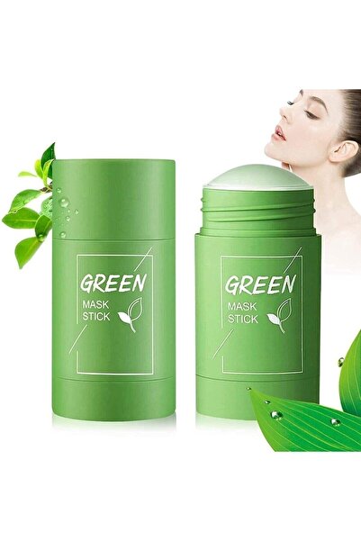 Green Yeşil Çay Özlü Siyah Nokta Ve Maskesi & Tea Mask Stick Premium