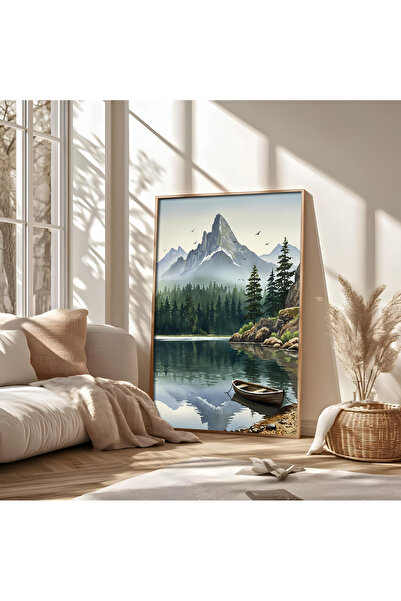 alphobitasarım Frumusețea liniștitoare a naturii - Aspect de acuarelă - Tablo...