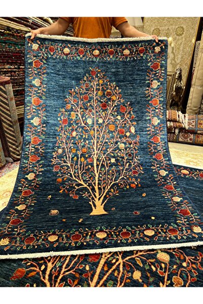 RD RAMAZAN DAĞ EL HALI SANATI El Dokuma Afgan Uşağı Ziegler Halısı Hayat Ağac...