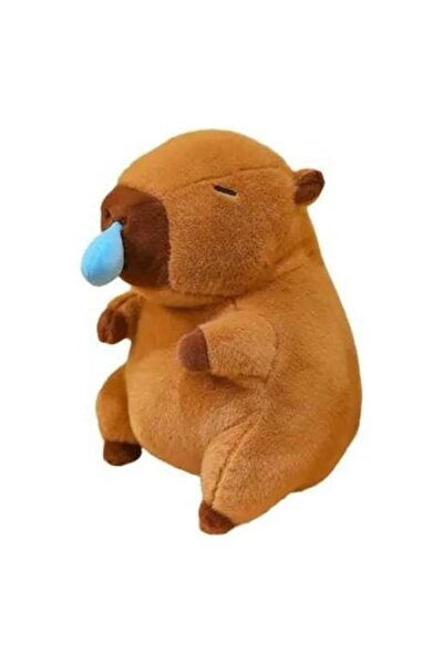 MASHASHOP Capibara plush toy with muc, brown, 43 cm