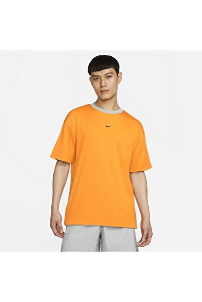 Nike Ανδρικό αθλητικό μπλουζάκι με κοντό μανίκι διπλής όψης, χαλαρή εφαρμογή dm6708-886