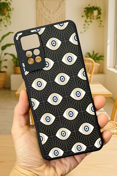 Vip Case حافظة Redmi Note 11Pro/Note 12Pro4G من السيليكون بنمط عين الشر ممتصة للصدمات حافظة مطاطية كلاسيكية مقاومة277