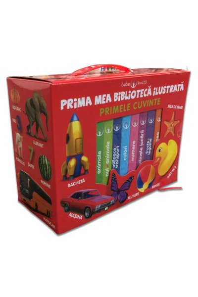 Editura Litera Prima mea biblioteca ilustrata (8 carticele). Primele cuvinte