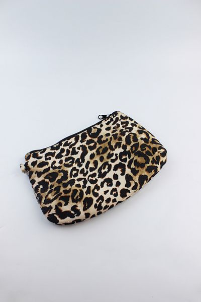 İLKYAZ Πολυλειτουργικό πορτοφόλι Latte με σχέδιο Leopard