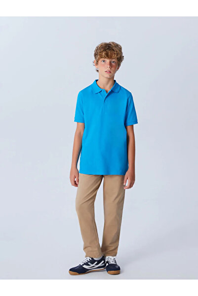 LC Waikiki LCW Kids Bej Beli Lastikli Erkek Çocuk Pantolon