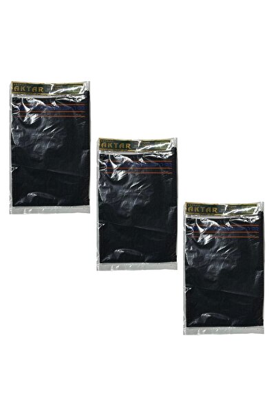 Derya Eren Pouch Black 100% Flush (Hand-Held) 450 Gsm (18.5 * 26cm), 3 Pieces...