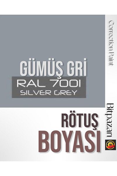 izmir bit pazarı Light Gray - White Goods Touch up Paint 25ml - Ral7035