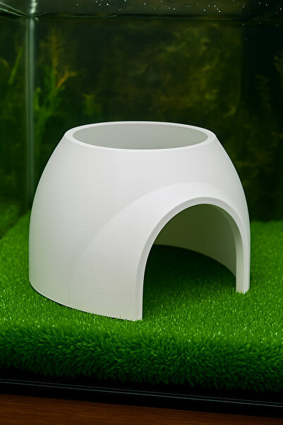 Akvaryum Balık Yuvası / Testi / Axolotl Yeraltı Gizleme Mağarası Kum Üstü Bal...