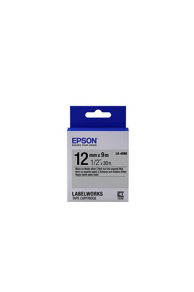 TREND Epson Lk-4Sbe Black on Silver 12mm 9Meter Label