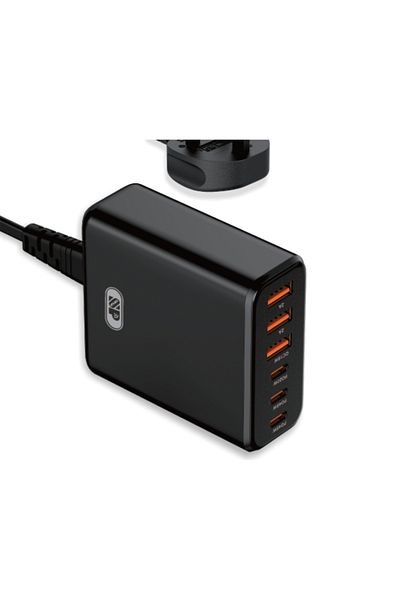 SP Fast charging dock with 3 USB ports and 3 USB-C ports,