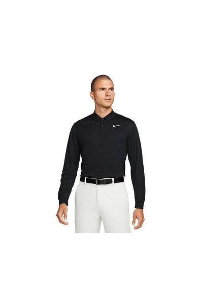 Nike Men's Long Sleeve Polo Golf T-Shirt Drı Fıt Victory