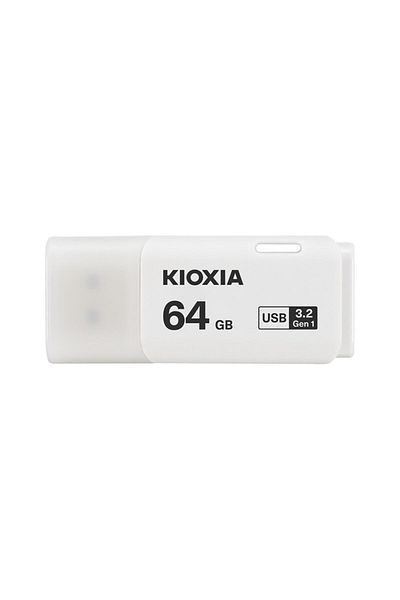 TREND ذاكرة فلاش Kioxia سعة 64 جيجابايت U301 باللون الأبيض USB 3.2 Gen 1